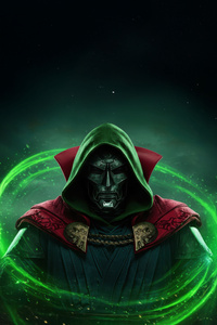 Doctor Doom Power Personified (240x400) Resolution Wallpaper