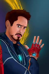 Doctor Strange And Iron Man In Avengers Infinity War Artwork
