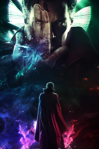 480x800 Doctor Strange In The Multiverse Of Madness 4k Artwork