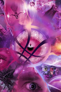 1080x2280 Doctor Strange In The Multiverse Of Madness Fanart 4k