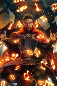 640x1136 Doctor Strange In The Multiverse Of Madness Poster Art 4k