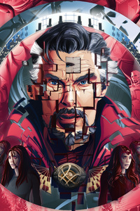 Doctor Strange In The Multiverse Of Madness Poster Artwork (800x1280) Resolution Wallpaper