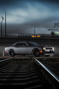 Dodge Challenger Hellcat 4k (2160x3840) Resolution Wallpaper