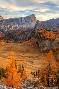 Dolomites Mountains Landscape
