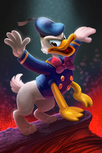 1080x1920 Donald Duck 4k