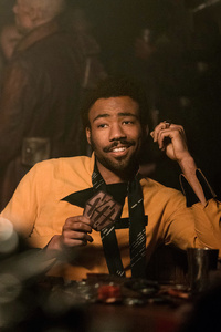 Donald Glover As Lando Calrissian In Solo A Star Wars Story (240x320) Resolution Wallpaper