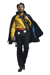 Donald Glover As Lando In Solo A Star Wars Story Movie 2018 (480x854) Resolution Wallpaper