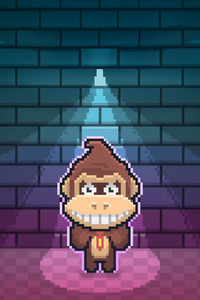 Donkey Kong 8 Bit (640x1136) Resolution Wallpaper