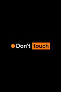 240x320 Dont Touch