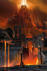 Doom Eternal Artwork (320x480) Resolution Wallpaper