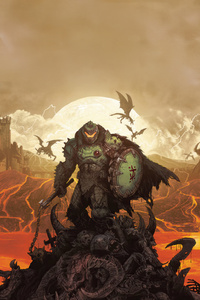 Doom The Dark Ages 2025 (240x320) Resolution Wallpaper