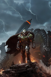 Doom The Dark Ages Game (1080x2400) Resolution Wallpaper