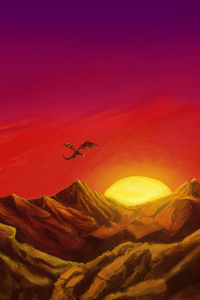 Draconic Dusk The Mountainkeeper Watch (1080x2280) Resolution Wallpaper