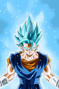 Dragon Ball Super Saiyan Blue 8k (1280x2120) Resolution Wallpaper