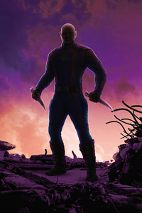 Drax The Destroyer Guardians Of The Galaxy Vol 3 (2160x3840) Resolution Wallpaper