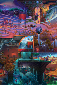 Dreamscape (240x320) Resolution Wallpaper
