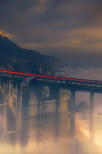 Dreamy Bridge Long Exposure 4k (1440x2960) Resolution Wallpaper