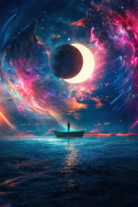 Drifting Through A Dreamscape Of Hope (1440x2960) Resolution Wallpaper