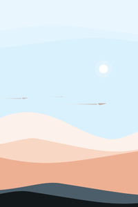 Dunes Day 5k (1125x2436) Resolution Wallpaper