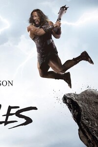 Dwayne Johnson In Hercules Movie (240x400) Resolution Wallpaper