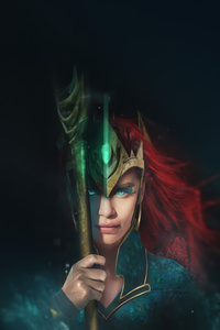 Dynamic Emilia Clarke As Mera (240x320) Resolution Wallpaper