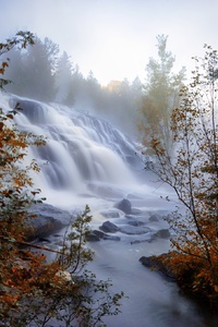 Earth Waterfall Fog