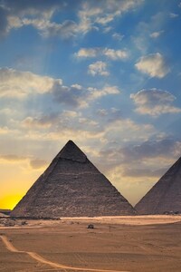 Egypt Pyramids (1440x2560) Resolution Wallpaper