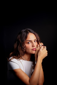 Eiza Gonzalez Shutterstock Sxsw Portraits 2025 (1280x2120) Resolution Wallpaper
