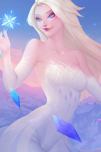 Elsa From Frozen 2 4k (1440x2560) Resolution Wallpaper