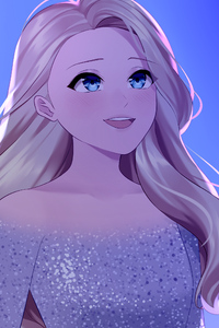 Elsa From Frozen (320x568) Resolution Wallpaper