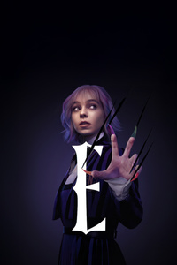 Emma Myers As Enid Sinclair For Wednesday Season 2 (1080x2160) Resolution Wallpaper