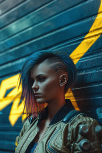 Enigmatic Cyberpunk 2077 (720x1280) Resolution Wallpaper