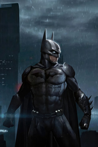 Ensen Ackles Concept Art As The Batman (320x480) Resolution Wallpaper
