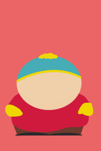 320x480 Eric Cartman South Park Minimalism 8k