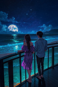 Evening Night With You (720x1280) Resolution Wallpaper