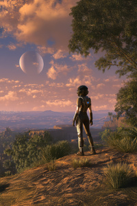 Explorer Of A Forgotten World (1125x2436) Resolution Wallpaper