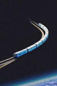 Express Train (720x1280) Resolution Wallpaper