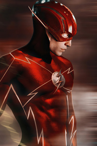 1242x2688 Ezra Miller As The Flash