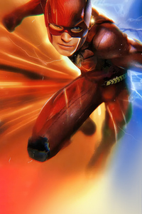 480x854 Ezra Miller Concept Art As Both The Flash