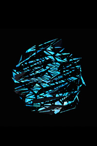 1080x2280 Facets Abstract