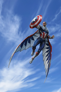 Falcon The New Captain America Maverick (240x400) Resolution Wallpaper