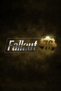 Fallout 76 Game Logo 4k (1440x2560) Resolution Wallpaper
