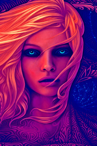 Fantasy Girl Artwork (640x960) Resolution Wallpaper