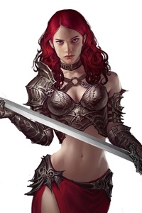 Fantasy Warrior Woman 4k