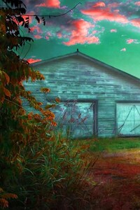 Farm Barn (1080x2160) Resolution Wallpaper