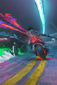 Fast And Furious Bike Chase (750x1334) Resolution Wallpaper