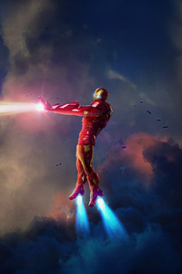 Fearless Iron Man (1280x2120) Resolution Wallpaper