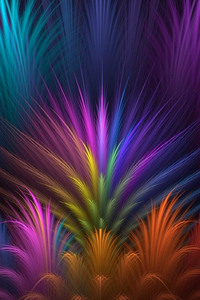 Feathers Colorful Petals