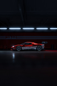 Ferrari 296 Challenge 2024 5k (320x480) Resolution Wallpaper