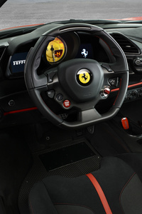 Ferrari 488 Pista Interior 4k